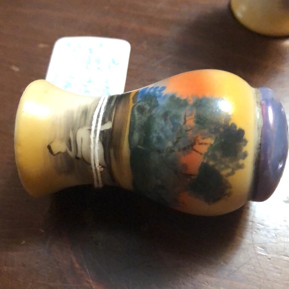 Nippon made in Japan Lustre Ware Swan Salt n Pepper Shakers set - Picture 7 of 10